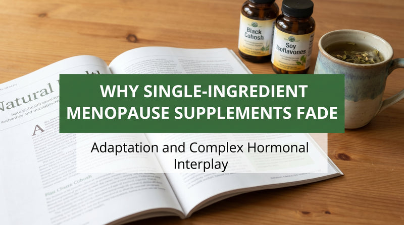 Why Single-Ingredient Menopause Supplements Stop Working After a Few Weeks — and What the Research on Hormonal Pathways Suggests Instead